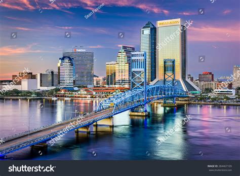 Jacksonville Florida February 5 2015 Downtown Stock Photo 284467109