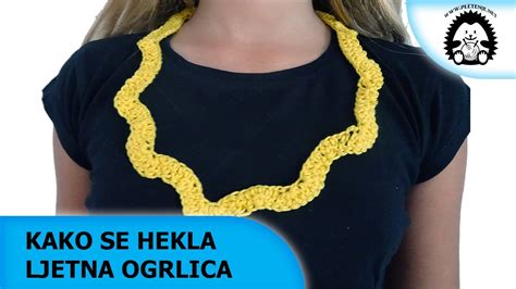 Kako Se Hekla Ljetna Ogrlica Pletenje Net Pletenje Heklanje Vuna