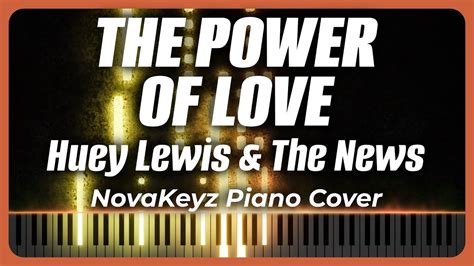 The Power Of Love Huey Lewis And The News Piano Cover Youtube