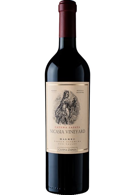 Catena Zapata Nicasia Vineyard Zapata Malbec 2020 Watsons Wine