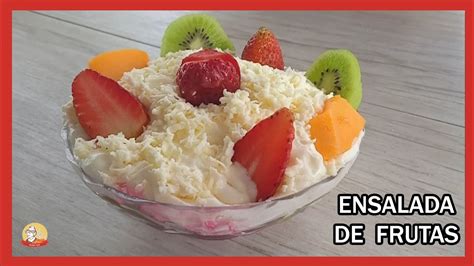 Arriba Imagen Recetas De Ensaladas De Frutas Con Queso Abzlocal Mx