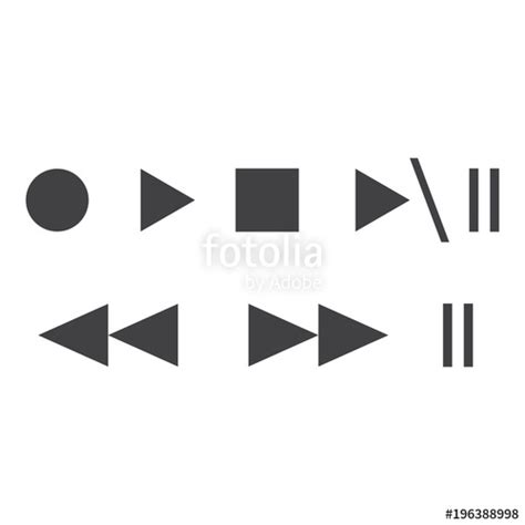 Play Pause Button Vector at Vectorified.com | Collection of Play Pause ...