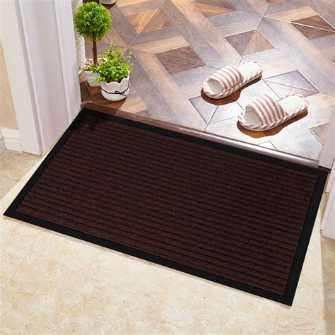 Anminy Low Profile Doormat For Outside Doorway Entryway Floor Mat