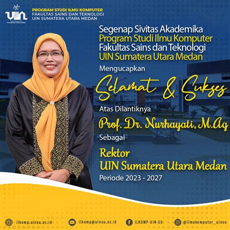 Prof Dr Nurhayati M Ag Dilantik Jadi Rektor UIN Sumatera Utara Medan