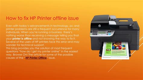 Ppt How To Fix Hp Printer Offline Issue Powerpoint Presentation Free Download Id 9048084