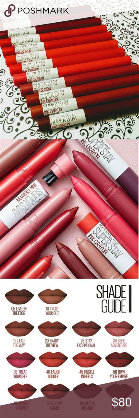 💥sold💥💄maybelline Superstay Ink Crayons💄 Maybelline Super Stay