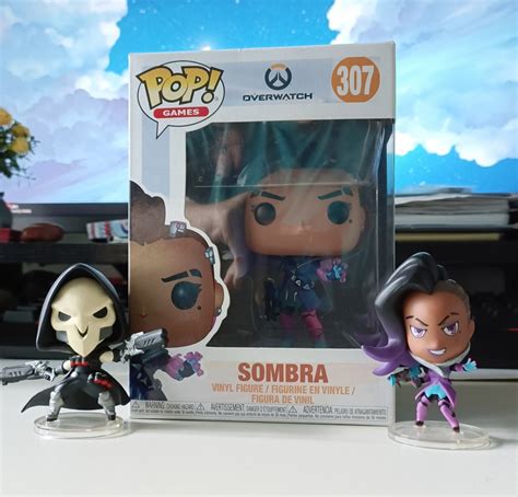 Overwatch Sombra Funko Pop And Sombra And Reaper Vinyl Figures