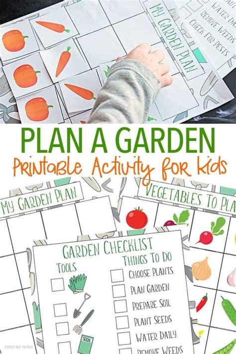 Free Kids Garden Planner Activity Pack