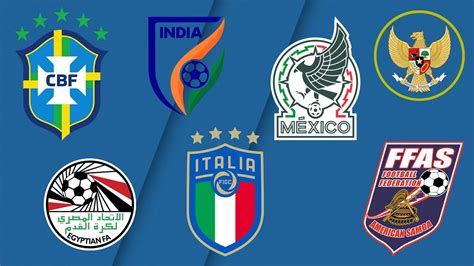 Every National Team Logos Youtube