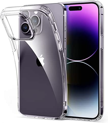 Esr F R Iphone Pro Max H Lle Klare Sto Feste D Nne Silikon Case