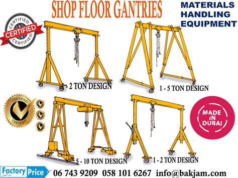 5 Ton Gantry Cranes Certified A Frame Gantries