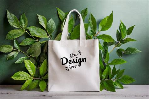 Natural Tote Bag Mockup Graphic By Mockup · Creative Fabrica