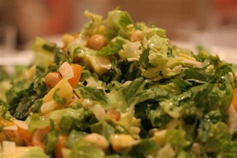 Tropical Salad With A Mango Yogurt Dressing