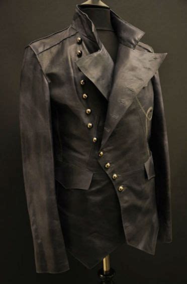 A Estética Steampunk E A Moda Masculina Canal Masculino Real Leather Jacket Punk Jackets