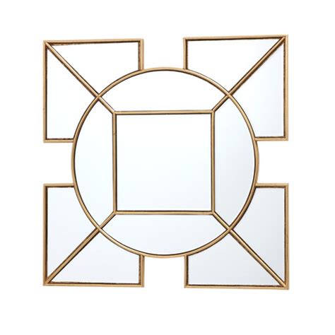 Lyshia Square Gold Mirror The Light House