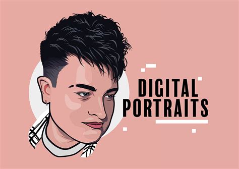 My Digital Portraits On Behance