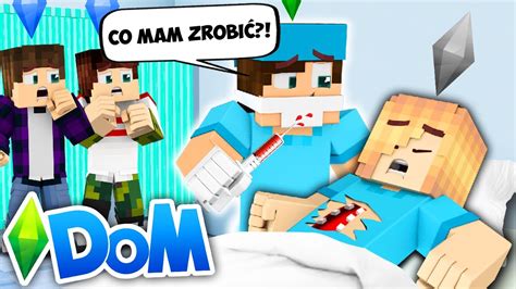 👨‍⚕️💉🏥 Minecraft Dom 88 Idziemy Do Szpitala Zostaliśmy Lekarzami