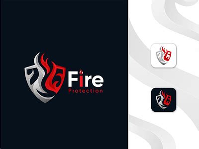 Fire Protection Vector Logo Design, 3d fire logo by Grapoint on Dribbble