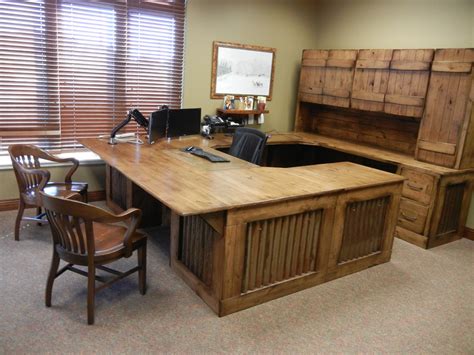 Rustic Office Desk Rustic Home Office Omaha By Modern Country