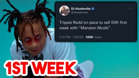 Trippie Redd Mansion Musik St Week Sales Flop Youtube