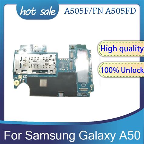 삼성 갤럭시 A50 마더 보드 교체 분해, A505F A505FN 64G 128G, 안드로이드 시스템이 있는 오리지널 잠금 해제 ...