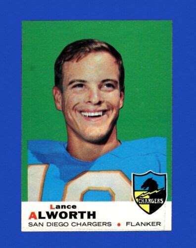 Topps Set Break Lance Alworth Nr Mint Gmcards Ebay