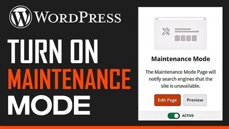 How To Put Your Wordpress Website In Maintenance Mode Easy Tutorial