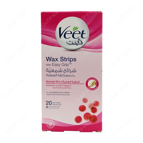 Veet Wax Strips Normal Skin 20 Pcs Buy Online