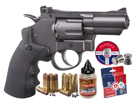 Crosman Snr357 Co2 Dual Ammo Full Metal Revolver Kit Air Gun