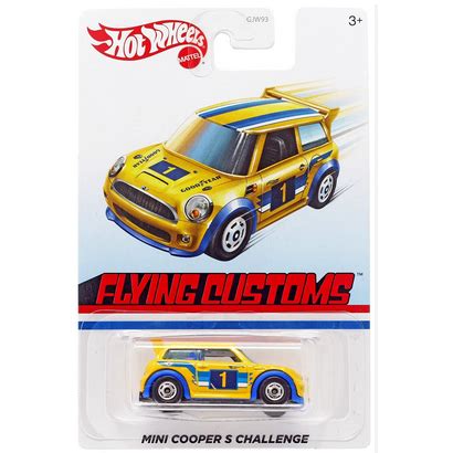 Hot Wheels Mini Cooper S Challenge Flying Customs Shopee Malaysia
