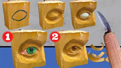 Techniques For Carving An Eye In Wood Wood Carving For Beginners