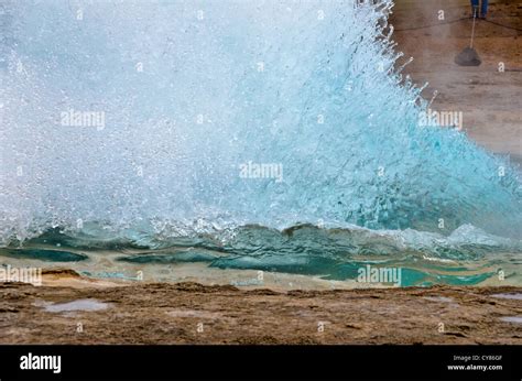 Geothermal Golden Circle Iceland Geysir Stock Photo Alamy