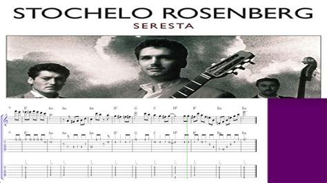 Seresta Stochelo Rosenberg Gypsy Jazz Guitar Tabs Youtube