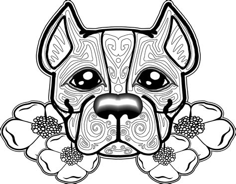 Cool Coloring Pages Of Dogs at GetDrawings | Free download