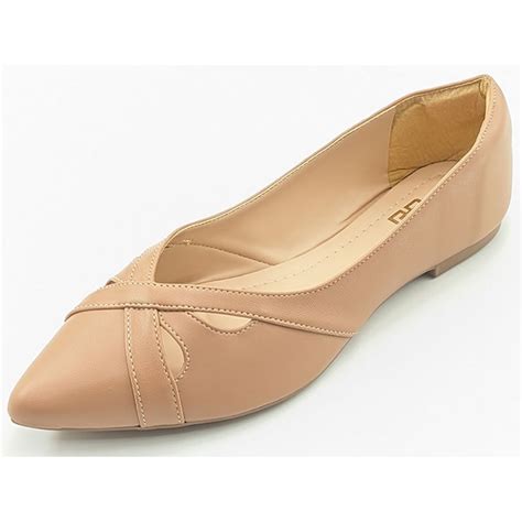 Sapatilha Feminina Nude CECI Calçados Atacado de Calçados