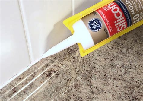 How To Seal Sinks Bathtubs Backsplashes And More Using 100 Silicone