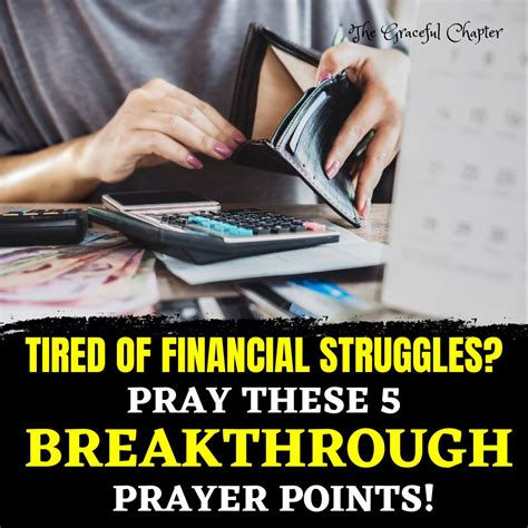 7 Financial Breakthrough Prayer Points The Graceful Chapter