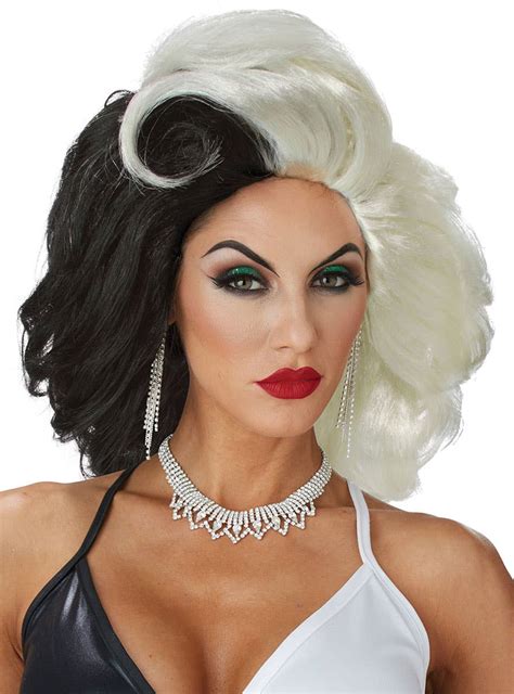 Cruella Devil Costumes And Accessories Cruella Wig