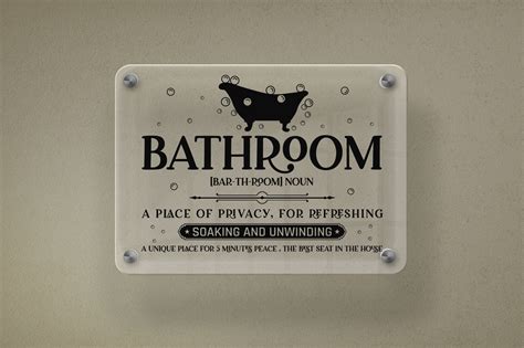 Funny Bathroom Sign Svg Bundle By Craftlabsvg Thehungryjpeg