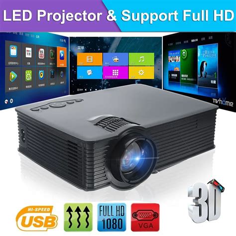 Aliexpress.com : Buy Portable 3000 Lumens HD 1080P 3D Multimedia ...