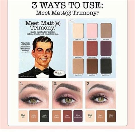 Meet Matte Trimony Eyeshadow Beauty Personal Care Face Makeup On