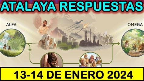 ESTUDIO DE LA ATALAYA DE ESTA SEMANA RESPUESTAS 14 DE ENERO 2024