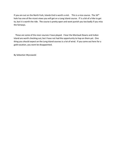 Stunning views at Long island golf courses surprise visiting players 1