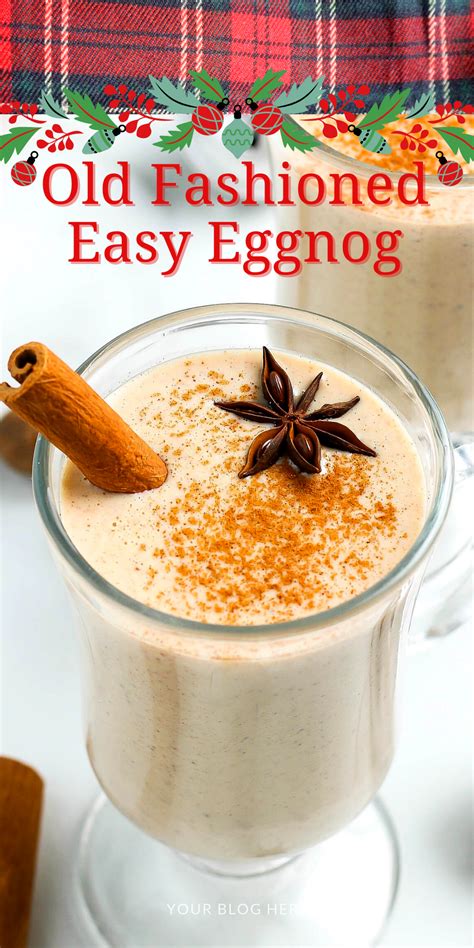 Easy Homemade Eggnog Recipe The Novice Chef