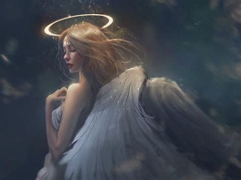Naked Girl Angels Wallpaper