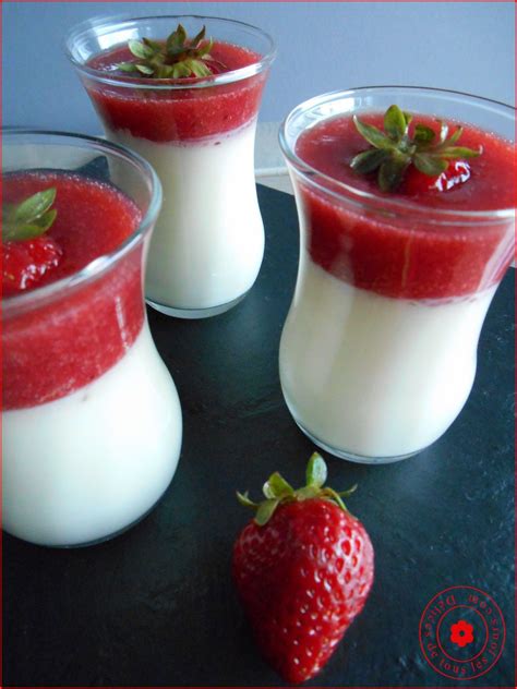 Panna Cotta La Fraise D Lices De Tous Les Jours