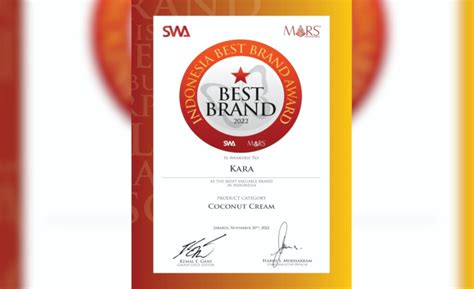 Kara Kembali Raih Indonesia Best Brand Award Jagatbisnis