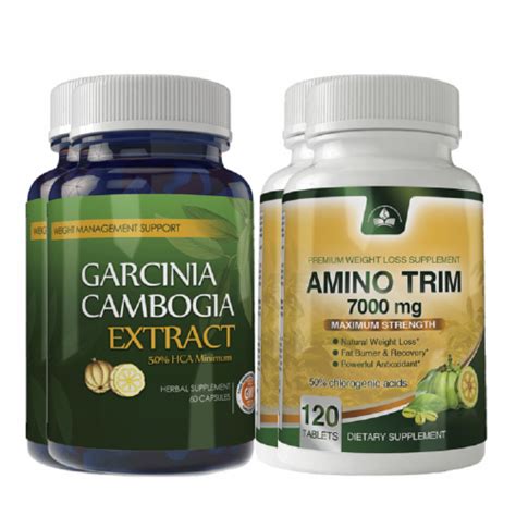 Garcinia Cambogia Extract And Amino Trim Combo Weight Loss Supplement