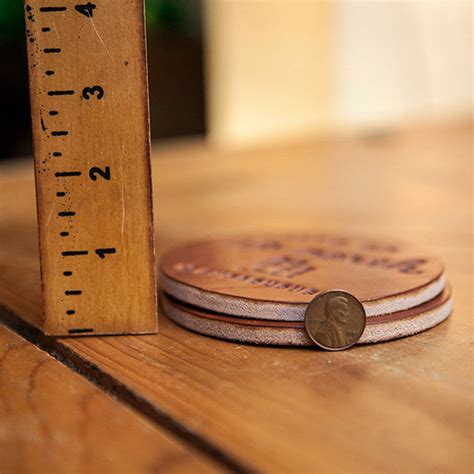 Don T Fuck Up The Table Leather Coaster Etsy