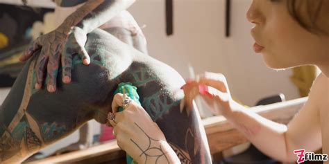 Tattooed Babe Gets Her Twat Licked And Toyed Photos